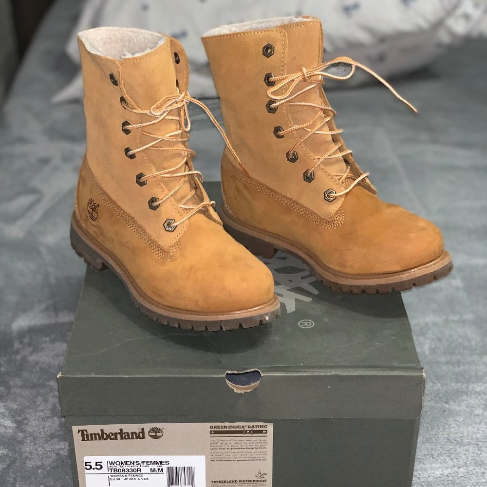 timberland teddy fleece boots